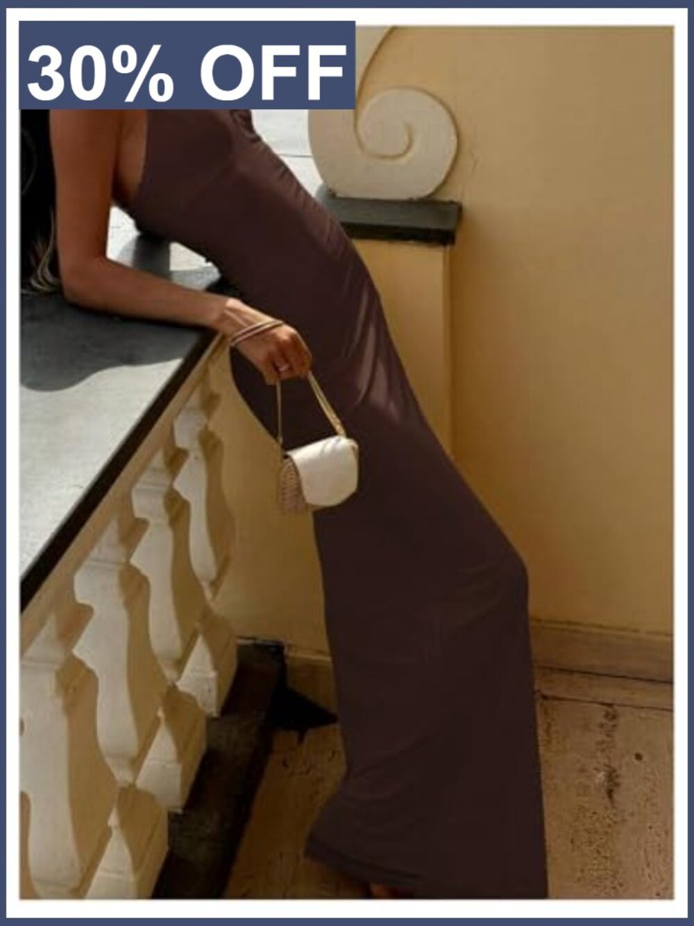 Mesh V-Neck Bodycon Maxi Dress Spaghetti Strap Cami Dress - Picture 3 of 4